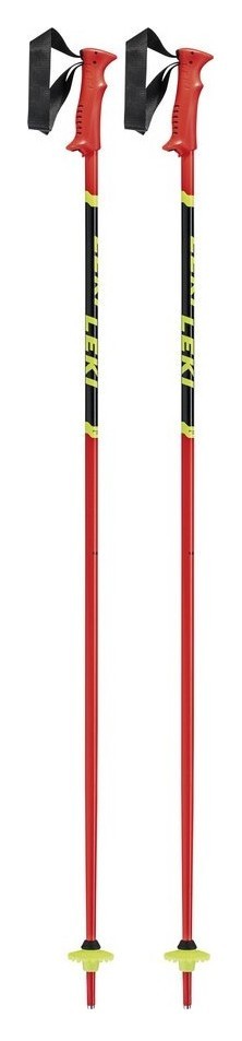 Палиці для гірських лиж для підлітків Leki RACING KIDS 80см Fluorescent red/black/neon yellow (65044301-WRH), RCH_16511