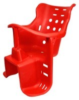 Крісло на багажник Пластик червоний VLT BC-13