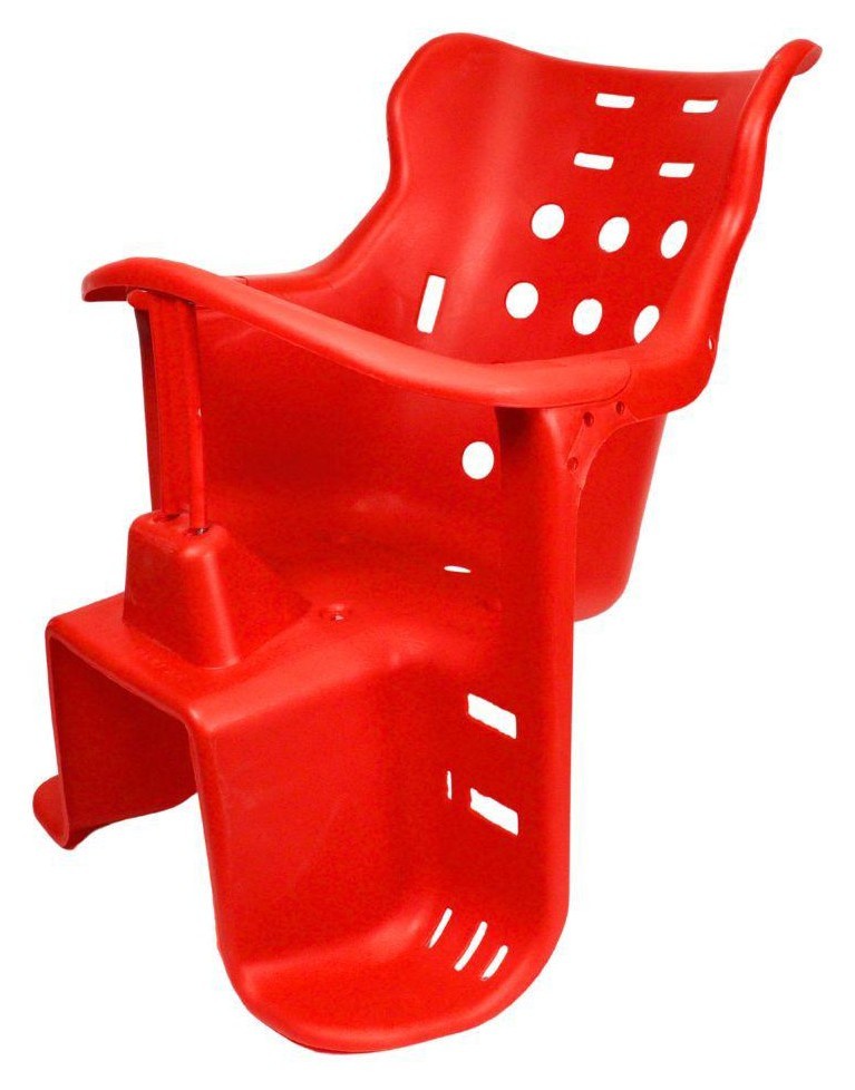 Крісло на багажник Пластик червоний VLT BC-13, CHR-013-