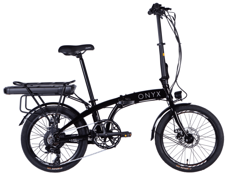 Велосипед с электроприводом 20" AL Dorozhnik eONYX DD FR рама-11" 36B 12.5А*ч 500Вт черный YS 728 2025, ELB-D-20-050