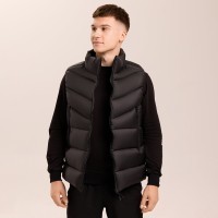 Чоловіча чорна жилетка Pobedov Puffer