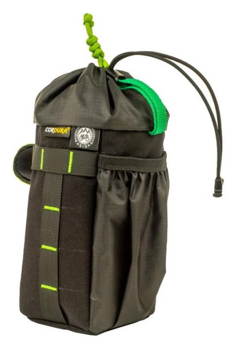 Сумка на руль KasyBag Pocket Pack One hand (кормушка) Black-Green, OBOD_KB-PP-OH-b-g