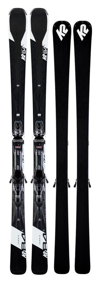 Ліжі гірські (комплект) K2 IKONIC 84TI+MXCELL 12 TCX QKCLK 177см Black/White (10D0004.152.1+10D1009.152.1), RCH_22084
