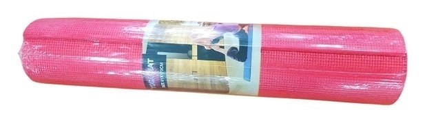 Коврик для йоги и фитнеса Bavar (PVC) 6 mm, красный