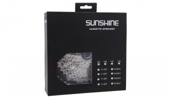 Кассета 10-к 11-46T SUNSHINE CS-HR10-46 на 2-м алюм. пауке