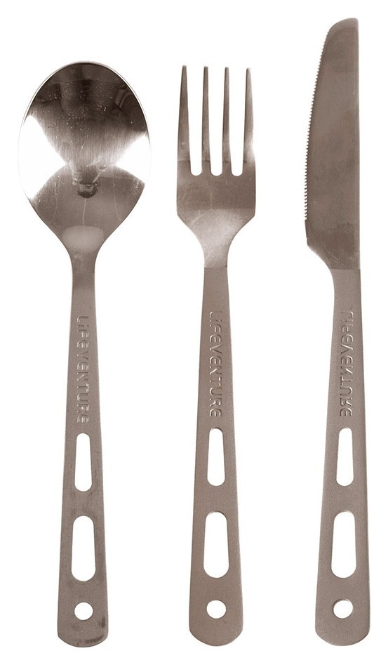 Lifeventure вилка, ложка, чем Titanium, 9515