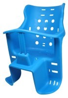 Крісло на багажник Пластик синій VLT BC-13