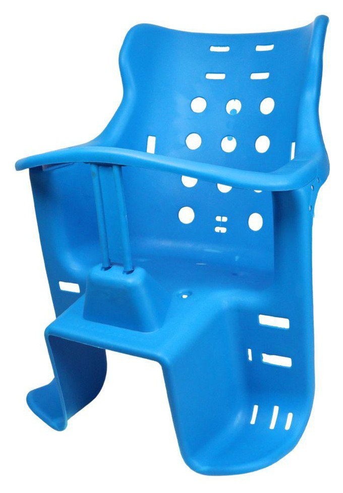 Крісло на багажник Пластик синій VLT BC-13, CHR-014-