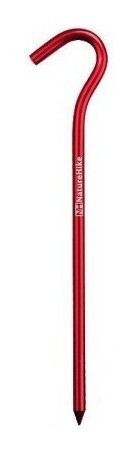 Кілки з гачком алюмінієві Naturehike NH15A008-I, 16 см , червоний (8 шт), FNR_6927595717806R