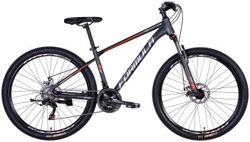 Велосипед AL 27.5" Formula MOTION DD FR рама-16" сіро-сріблястий (матовий) 2025