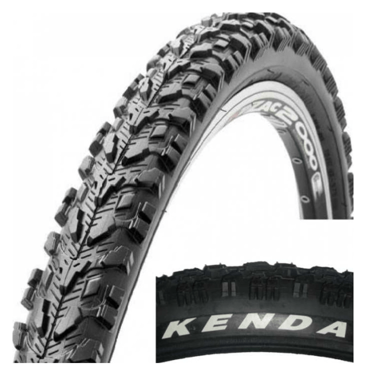 Покрышка 26" x 2.10 KENDA Koyote К901F черный 30TPI (с коричневыми пятнами), TIR-26-083