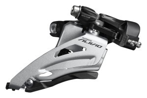 Переключатель перед. 36T под трубу 34,9мм (адаптер 31,8) SHIMANO Alivio FD-M4020-MB