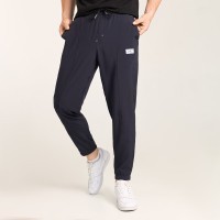 Чоловічі повсякденні джогери. Темно-сині джогери літні з кишенями Pobedov Savaya