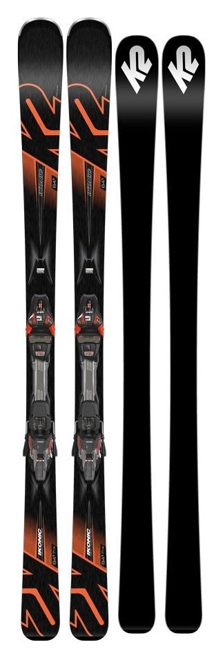 Ліжі гірські (комплект) K2 IKONIC 84TI+MXCELL 12 TCX QUIKCLIK 170см Grey/black/orange (10C0004.252.1+10C1009.152.1) O, RCH_22137