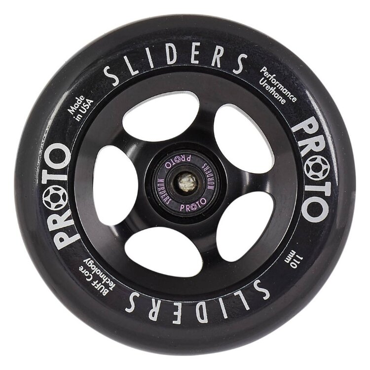 Колеса для трюкового самокату Proto Slider Pro Scooter Wheels 2-Pack 110mm - Black On Black, FRD.038309