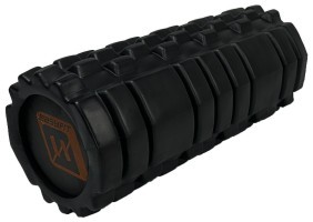 Масажний ролик EasyFit Solid Roller v.1.1s 33 см чорний