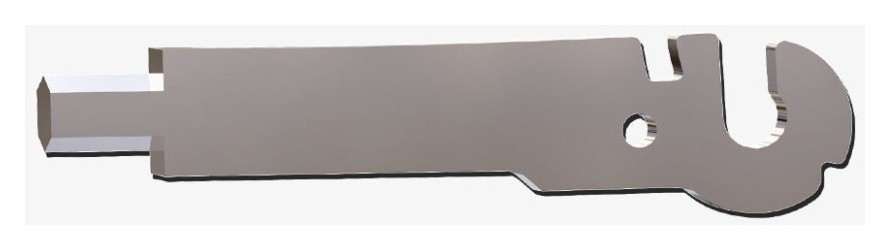 Сменный инструмент FTS2-3 к мультитулу Roxon Flex S804 (шестигранный ключ 6 мм), FNR_FTS2-3