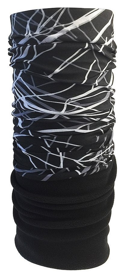 Бандана-бафф багатофункціональна Crow PIPELINE One size Black/white (CBMS19U1M), RCH_18136