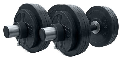 Гантелі гумові олімпійські RN-Sport 2 шт по 31 кг