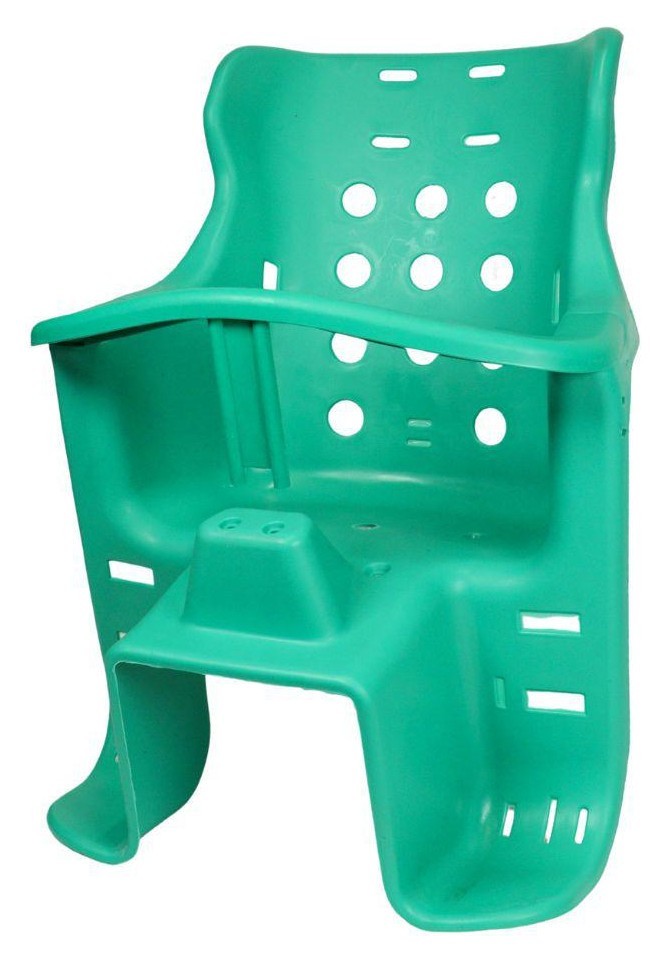 Крісло на багажник Пластик зелений VLT BC-13, CHR-015-