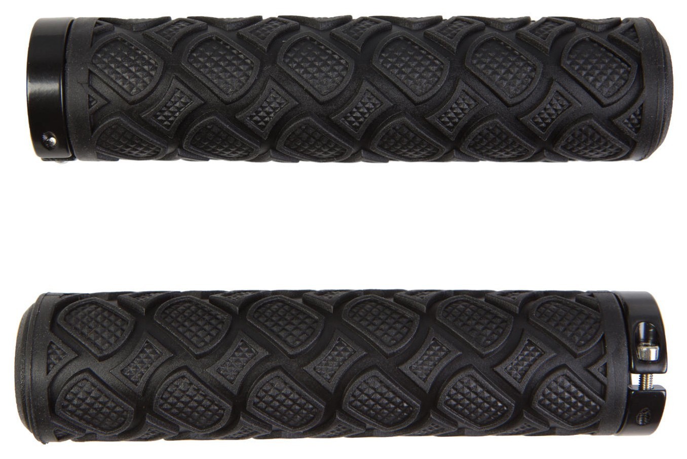 Гріпси 130мм Гума З алюмінієвими замками BEcool BC-GR6411 чорний AM (брендоване пакування), GRI-296