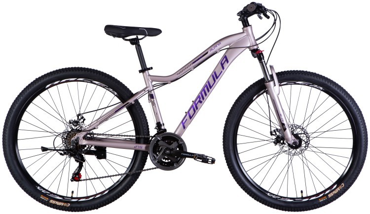 Велосипед AL 27.5" Formula ALPINA DD FR рама-16" сріблясто-фіолетовий 2025, OPS-FR-27.5-260