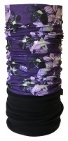 Бандана-бафф багатофункціональна Level SAKKURA One size Black/violet (LSMS21U2M)