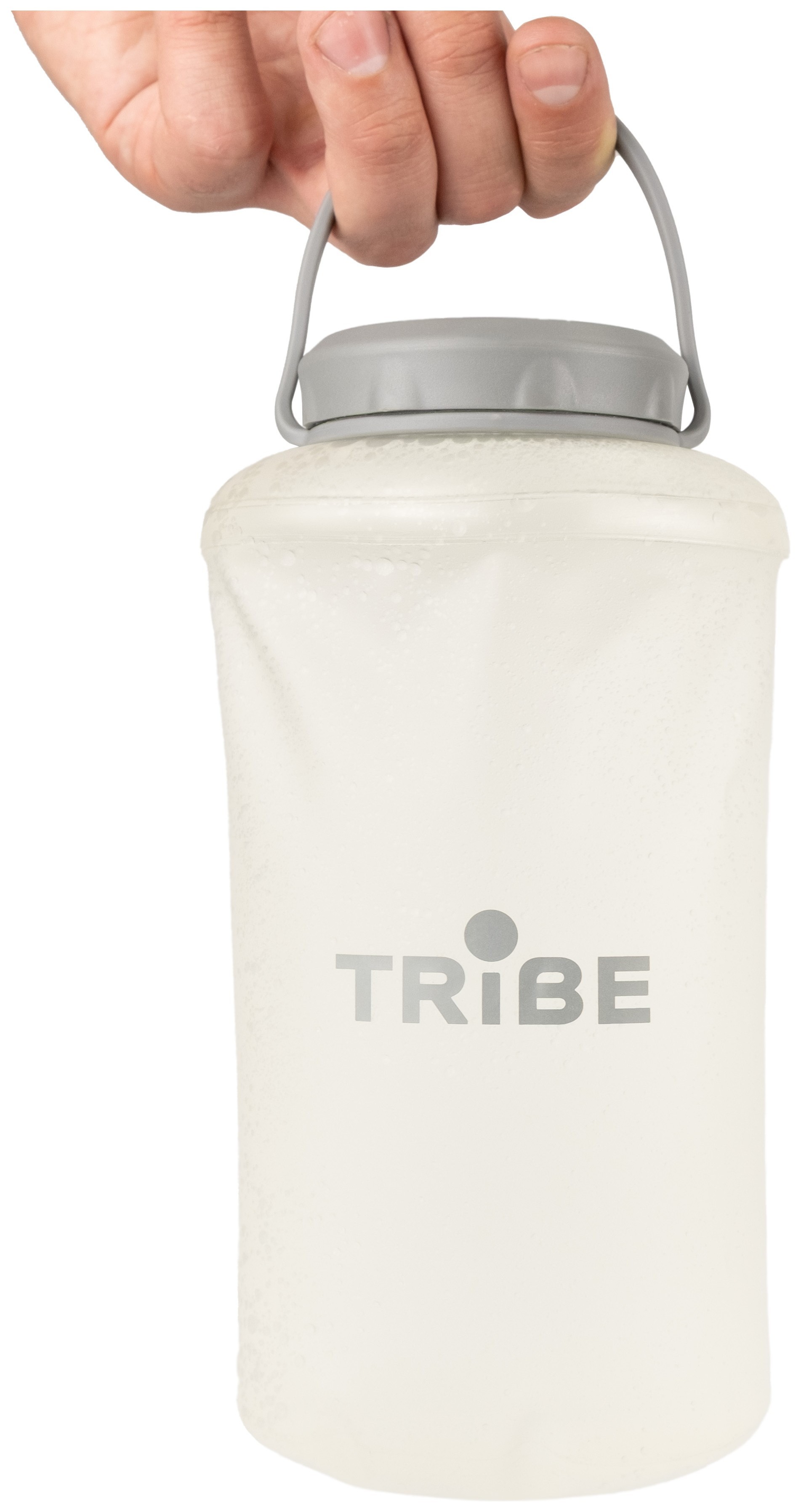 Пляшка Tribe Soft Bottle 1 л TPU м'яка  T-FE-0023-crystal-white, T-FE-0023-crystal-white