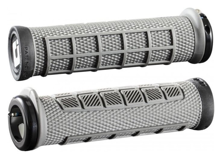 Грипсы ODI Elite Pro Graphite/Black w/Black clamp (графитовые с черными замками), OBOD_D33EPH-B