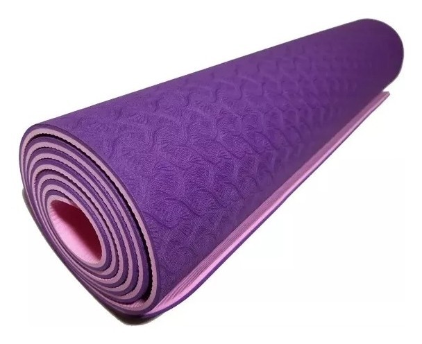 Коврик для йоги и фитнеса Bavar "TPE", фиолетовый, BVR-KVRK-TPE-purple