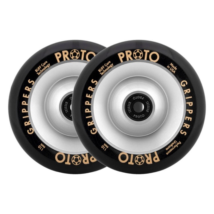 Колеса для трюкового самокату Proto Full Core Gripper Pro Scooter Wheels 2-Pack 110mm - Silver, FRD.046924