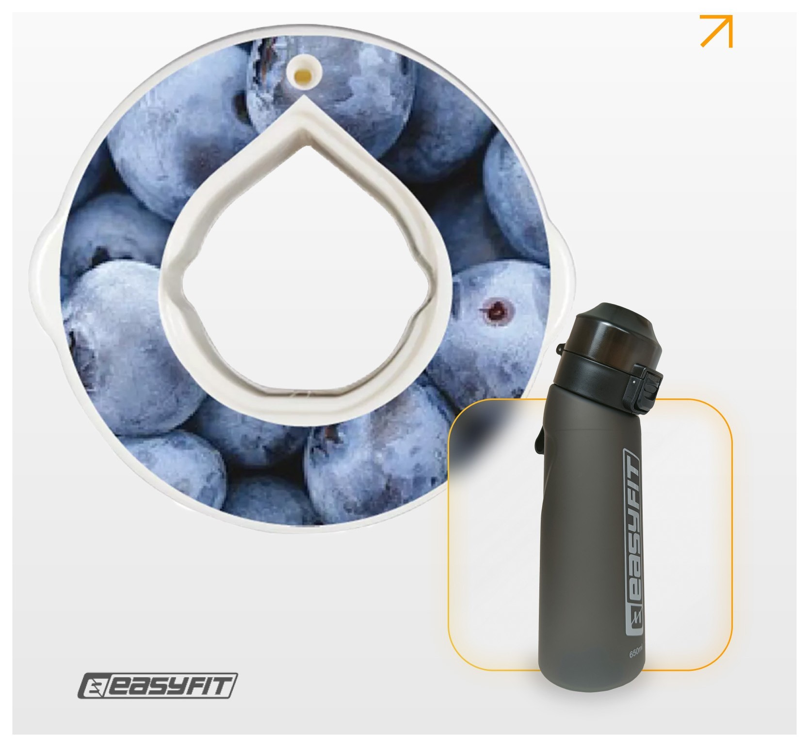 Капсула “Чорниця” для пляшки EasyFit Air Up, EFIT_EF-7006-BY