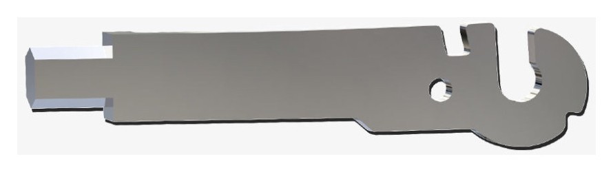 Сменный инструмент FTS2-4 к мультитулу Roxon Flex S804 (шестигранный ключ 7 мм), FNR_FTS2-4