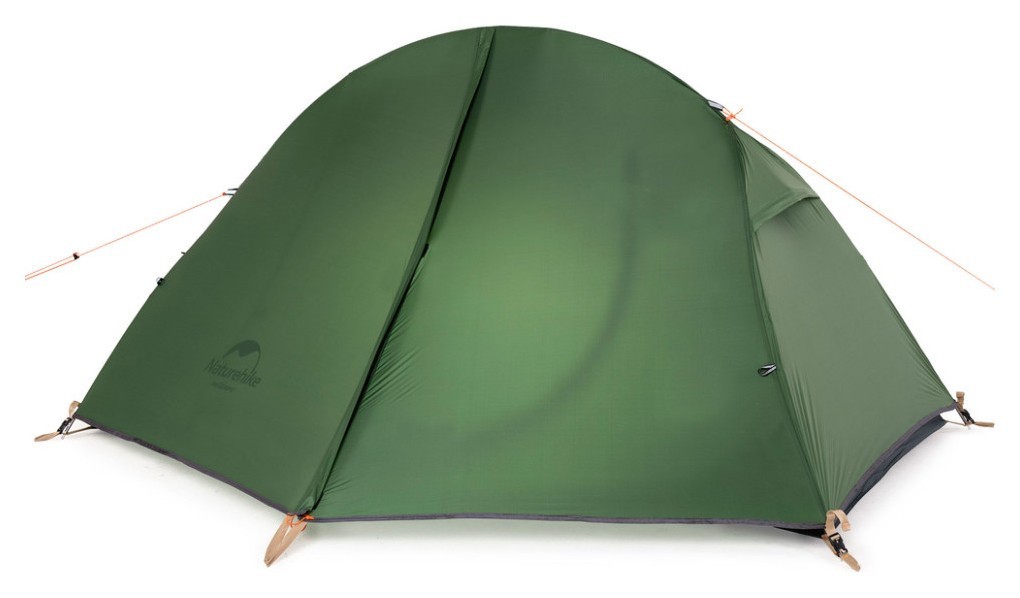 Намет надлегкий одномісний  з футпринтом Naturehike Cycling 1 NH18A095-D, 210T, темний зелений, FNR_6927595735671