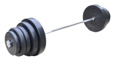 Штанга розбірна 83 кг з прямим грифом.