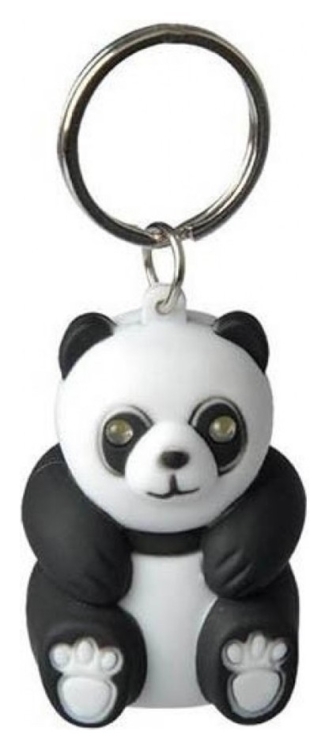 Munkees 1103 брелок-фонарик Panda LED black-white, 1103-BW