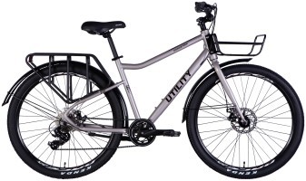 Велосипед AL 27.5" Dorozhnik UTILITY DD CS рама-18,5" сірий 2025