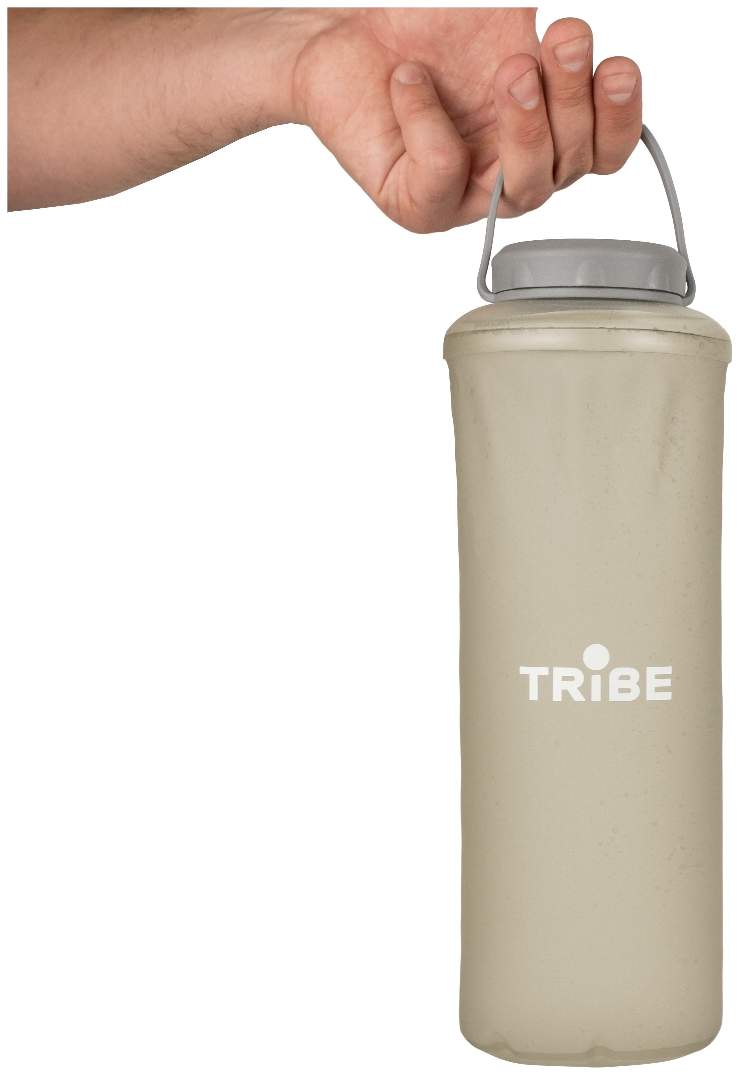 Пляшка Tribe Soft Bottle 1,5 л TPU м'яка  T-FE-0024-grey, T-FE-0024-grey