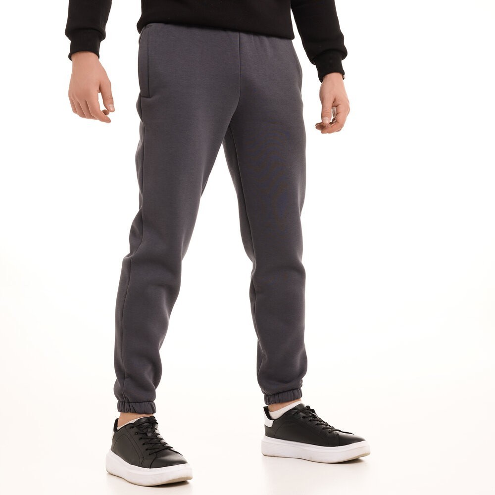 Чоловічі штани джогери з кишенями темно-сірі Pobedov 007 ЗИМА, POB_00000005013