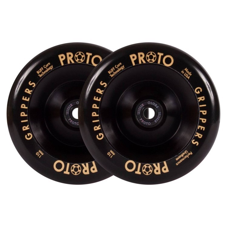 Колеса для трюкового самокату Proto Full Core Gripper Pro Scooter Wheels 2-Pack 110mm - Black, FRD.046925