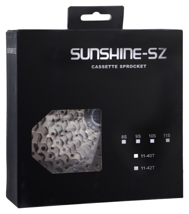 Кассета 10-к 11-42T SUNSHINE CS-HR10-42 на алюм. пауке, CAS-795