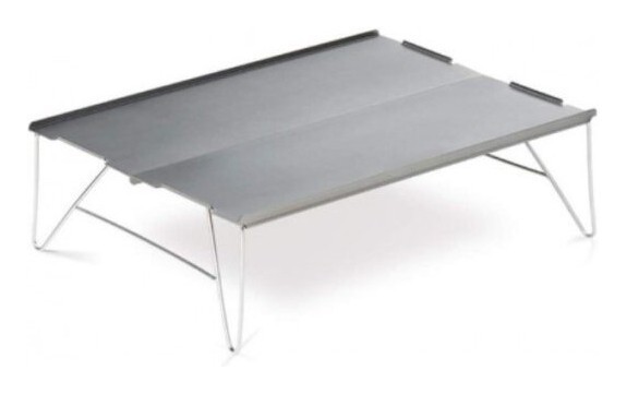 Стіл розкладний алюмінієвий для пікніку Naturehike NH17Z001-L, 34х25 см, сірий, FNR_6927595772287