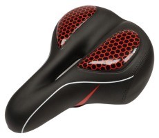 Седло с замком 260*195 мм AZ-N10 черный с красным