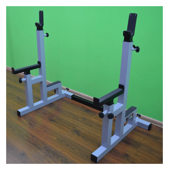 Стойки для приседаний / Стойки для жима лежа регулируемые, со страховыми упорами, RNS_ПС-13-СТОЙКИ-СИЛОВЫЕ-УНИВ