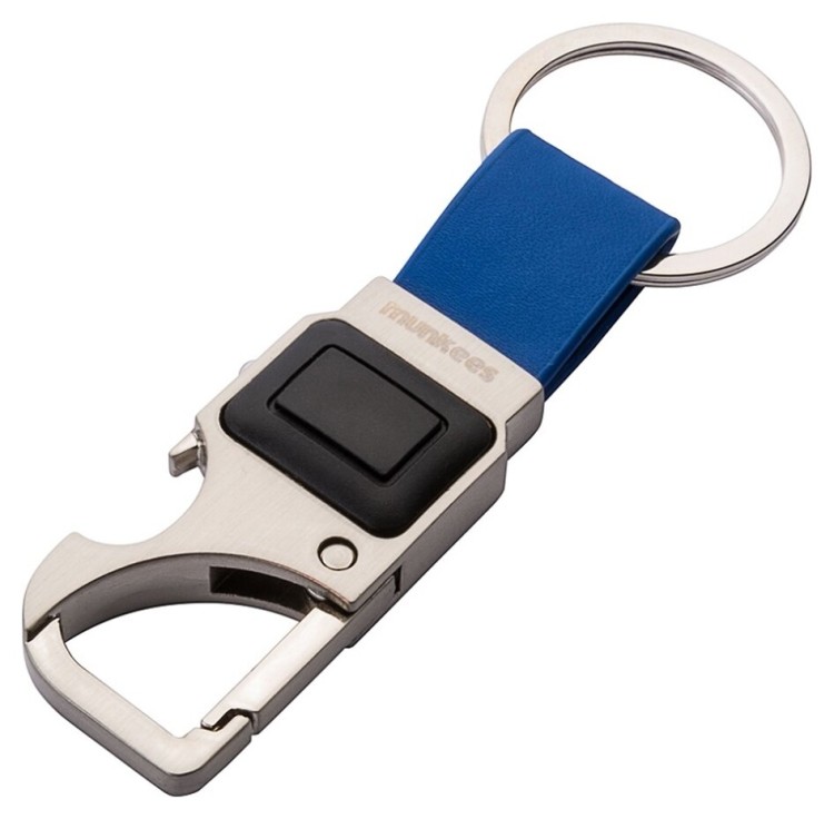 Munkees 1104 брелок-фонарик 3-function Key Fob steel, 1104-ST