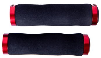 Гріпси 130мм Неопрен BEcool BC-GR6496 чорний з червоним замком AM (брендоване пакування)