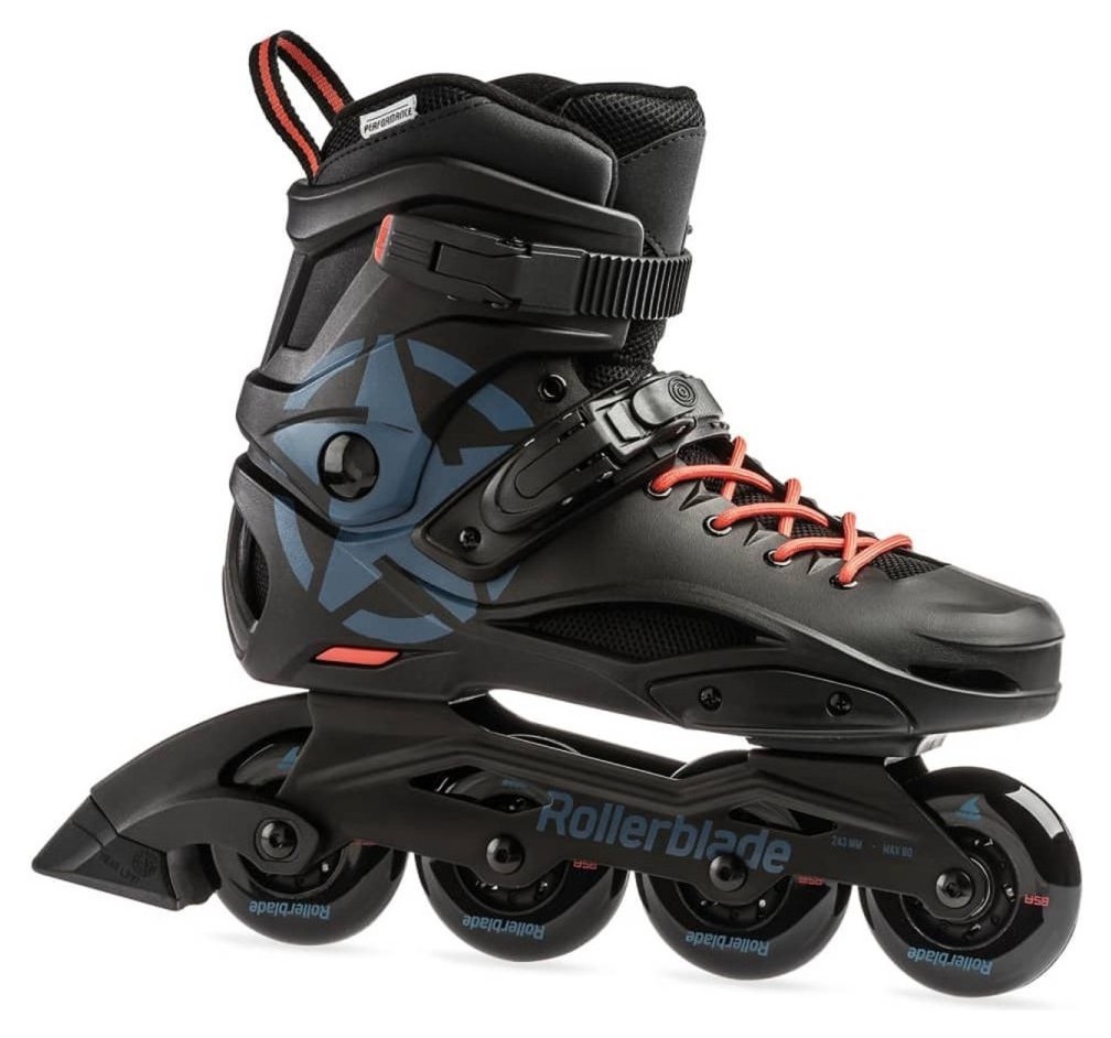 Роликові коньки для дорослих Rollerblade RB CRUISER 36.5 (5US) 230мм Black/grey blue (7957000477), RCH_11375