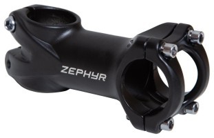 Виніс керма Алюмiнiй безрізьб. 1-1/8" 31.8мм довжина - 80мм 0° нерегульований JIASHIHE JSH-306 чорний (матовий) logo Zephyr