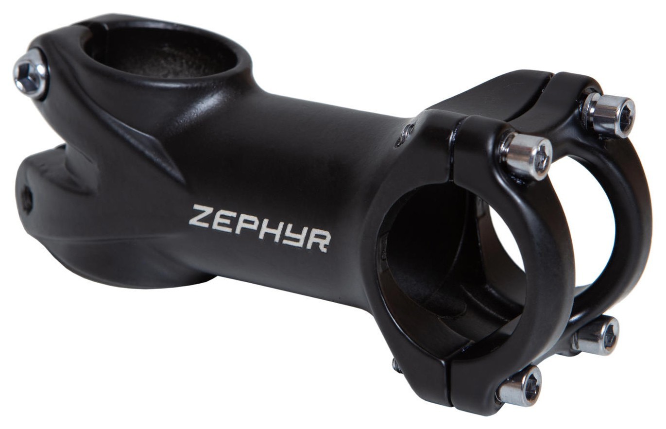 Виніс керма Алюмiнiй безрізьб. 1-1/8" 31.8мм довжина - 80мм 0° нерегульований JIASHIHE JSH-306 чорний (матовий) logo Zephyr, STM-AL-129