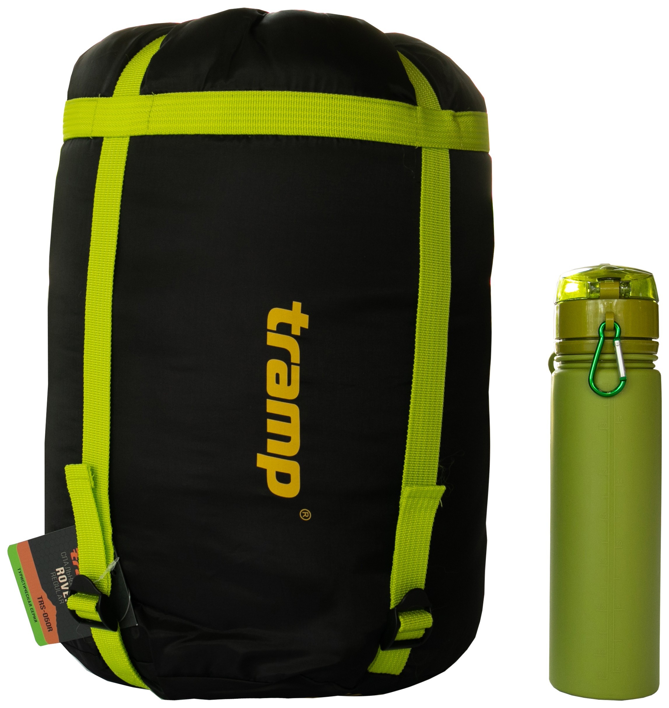 Спальний мішок Tramp Rover Regular кокон правий olive/grey 220/80-55 UTRS-050R, UTRS-050R-R